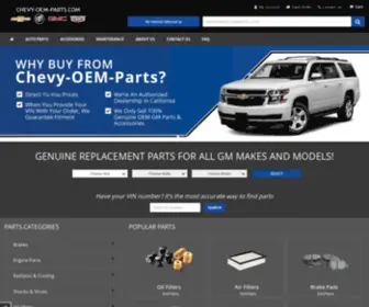 Chevy-Oem-Parts.com(OEM GM Parts & Accessories) Screenshot