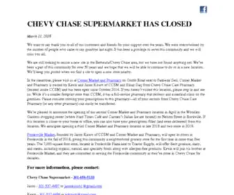 Chevychasesupermarket.com(Chevy Chase Supermarket) Screenshot