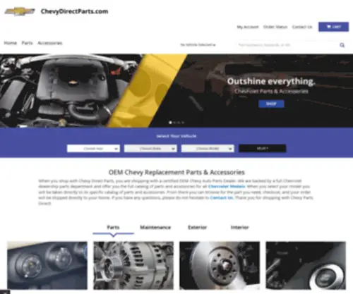 Chevydirectparts.com(Chevydirectparts) Screenshot
