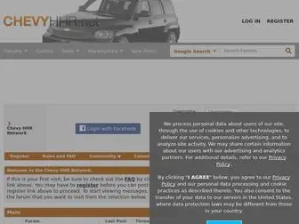 Chevyhhr.net(Chevy HHR Network) Screenshot