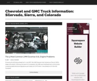 Chevytrucks.org(Chevrolet and GMC Truck Information) Screenshot