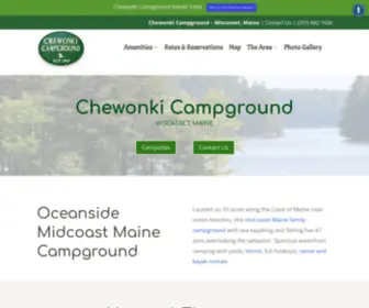 Chewonkicampground.com(Chewonkicampground) Screenshot