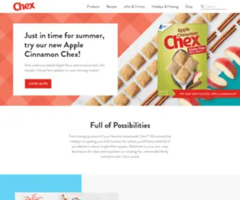 Chexmixsnackon.com(Chex) Screenshot