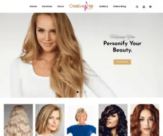 Chextensionsandwigs.com(CH Extensions and Wigs) Screenshot