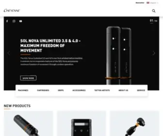 Cheyennetattoo.com(Cheyenne Professional Tattoo Equipment) Screenshot