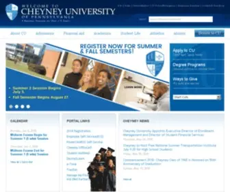 Cheyney.edu(Cheyney University of Pennsylvania) Screenshot