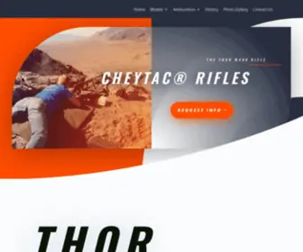 Cheytacrifles.com(CheyTac Rifles) Screenshot