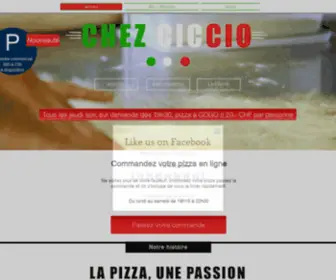 Chez-Ciccio.ch(Bar pizzeria Chez Ciccio à Vevey) Screenshot