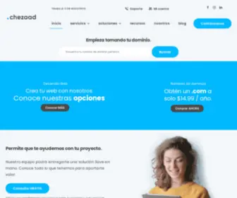 Chezaad.com(Dominios, hosting, web, soporte y más) Screenshot