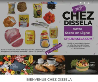 Chezdissela.com(Magasinez pour votre bien) Screenshot