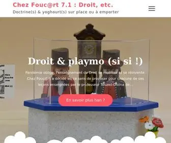 ChezFoucart.com(Doctrine(s) & yoghourt(s)) Screenshot