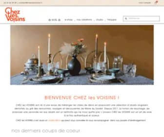 Chezlesvoisins.fr(Décoration d'intérieur) Screenshot