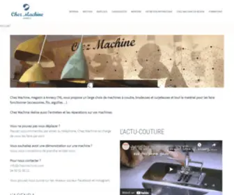 Chezmachine.com(ACTUALITÉS) Screenshot