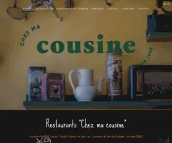 Chezmacousine.ch(Restaurants Chez Ma Cousine) Screenshot