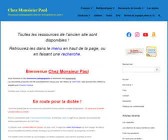 Chezmonsieurpaul.org(Chez Monsieur Paul) Screenshot