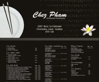 Chezpham.com(Chez Pham) Screenshot