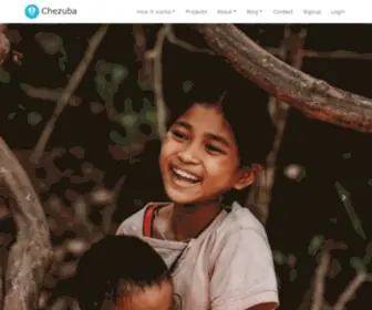 Chezuba.net(Volunteer online with NGOs in 63 countries) Screenshot