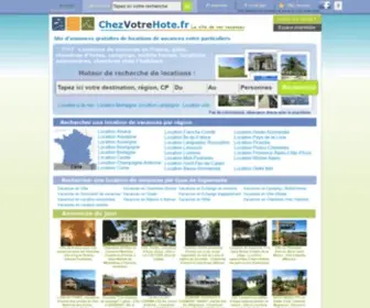 Chezvotrehote.fr(Gîtes) Screenshot
