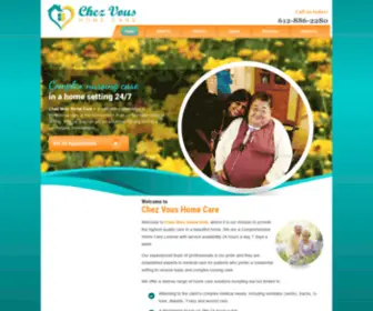 Chezvoushomecare.com(Chez Vous Home Care) Screenshot