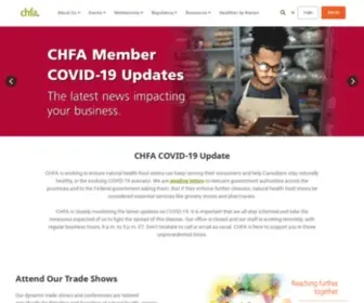 Chfa.ca(The canadian health food association. chfa) Screenshot