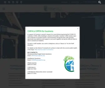 Chfa.org(Connecticut Housing Finance Authority) Screenshot