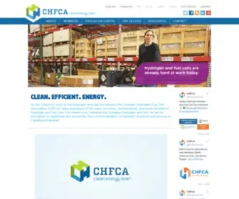 CHfca.ca(The Canadian Hydrogen and Fuel Cell Association) Screenshot