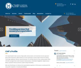 Chfir.com(CHF Capital Markets) Screenshot