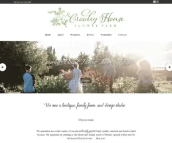 CHflowers.com(Crowley House Flower Farm & Studio) Screenshot