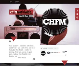 CHFmWorldwide.com(HOUSE MUSIC RADIO) Screenshot