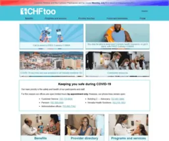 CHftoo.org(Benefit program for the Culinary Health Fund) Screenshot