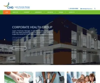 CHG.net.au(Corporate Health Group) Screenshot