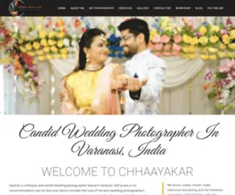 Chhaayakar.com(Wedding Photography in Varanasi) Screenshot