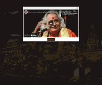 Chhannulalmishra.com(The official website of Pandit Chhannulal Mishra) Screenshot