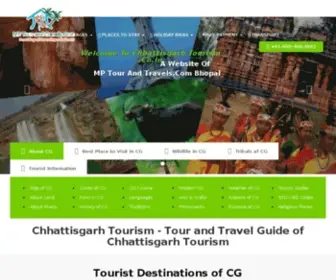 Chhattisgarhtourism.co.in(CG Tours and Holiday Packages) Screenshot
