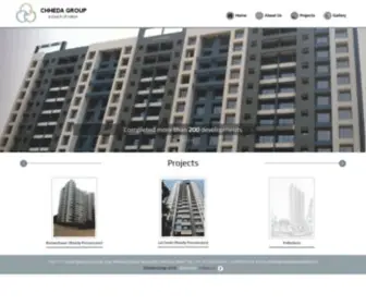 Chhedagroup.com(New residential ongoing project Mumbai) Screenshot