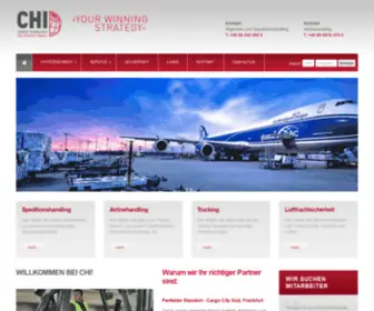Chi-Deutschland.com(CHI Cargo Handling) Screenshot