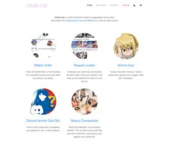 Chiaki.site(Home /) Screenshot