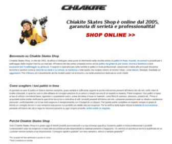 Chiakite.com(Chiakite Skates Shop) Screenshot