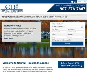 Chialaska.com(Conrad-Houston Insurance) Screenshot