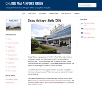 Chiangmaiairportonline.com(Chiang Mai International Airport (CNX)) Screenshot