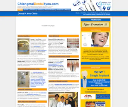 Chiangmaidental4You.com(Dental 4 You Clinic) Screenshot
