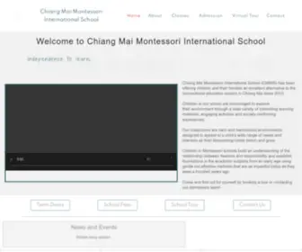 Chiangmaimontessori.org(Chiang Mai Montessori International School) Screenshot