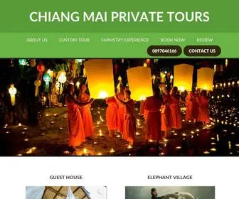 Chiangmaiprivatetours.com(An authentic local tour in northern Thailand) Screenshot