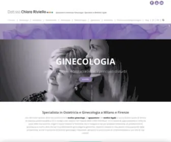 Chiarariviello.it(Ginecologa a Milano e Firenze) Screenshot