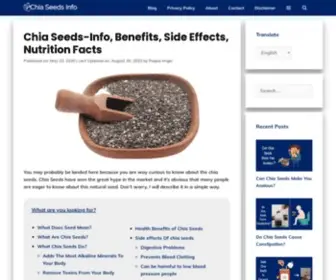 Chiaseeds.info(Chia Seeds) Screenshot