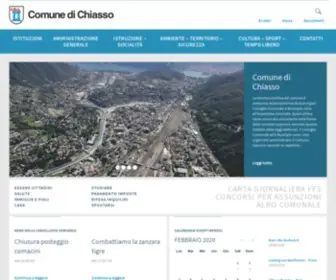 Chiasso.ch(Comune di Chiasso ) Screenshot