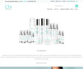 Chiaustralia.com(Chi Fusion skin care) Screenshot