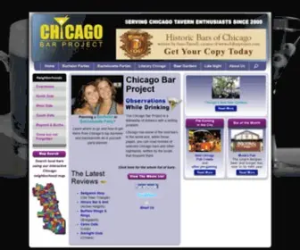 Chibarproject.com(Chicago Bar Project by Drinkers with a Writing Problem) Screenshot