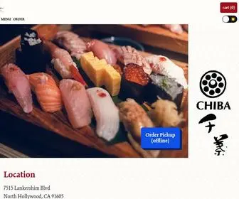 Chibasushinoho.com(Chiba Sushi) Screenshot