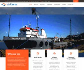 Chibecooilandgasnigltd.com(Chibeco Oil and Gas Nigeria Limited) Screenshot